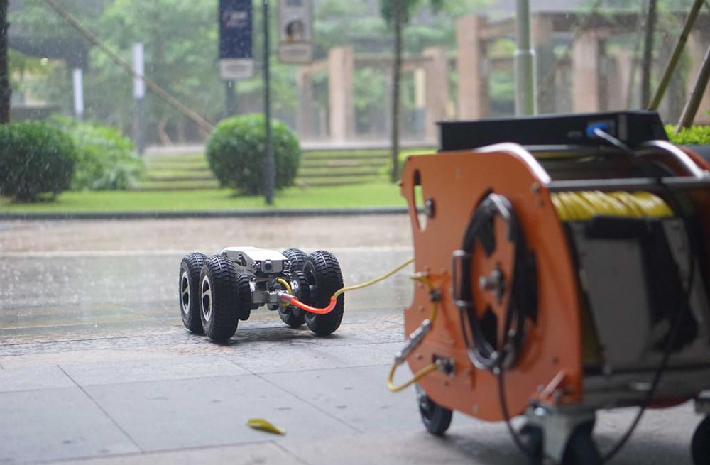 中桥村管道检测机器人