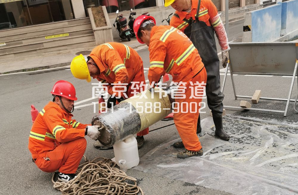 中桥村管道修复